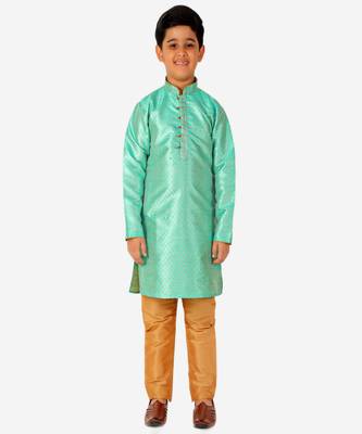 Kurta Pajama For Kids Boys | Silk | Traditional Dress (S-202) 3