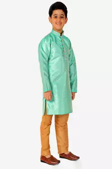 Kurta Pajama For Kids Boys | Silk | Traditional Dress (S-202)