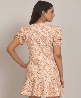 Ethnic Beige Colour Lycra Kurti For Classy and Trendy Looks 2