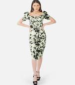 Beautiful Black Lycra Kurti With Bold And Hot Print Work