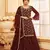 Mystic Maroon Colour Heavy Salwaar Kameez In Georgette Fabric