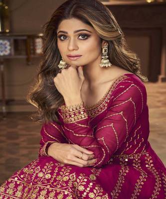 Amazing Pink Colour Heavy Bollywood Salwaar Kameez 2