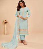 Trendy Fashion Wear Heavy Salwaar Kameez With Sophesticated Looks