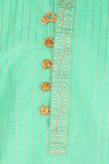 Men's Silk Kurta Pajama | Mandarin Collar | A-line (A-109)