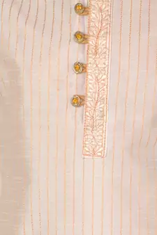 Men's Silk Kurta Pajama | Mandarin Collar | A-line (A-109)