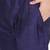 Navy Blue Printed cotton Kurta Pajama & Waistcoat Set For Mens