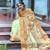 Classy Party Wear Saree In Peaceful Girlish Peach Colour