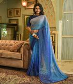 Trending Sequance Work Saree For Trending Girlish Looks