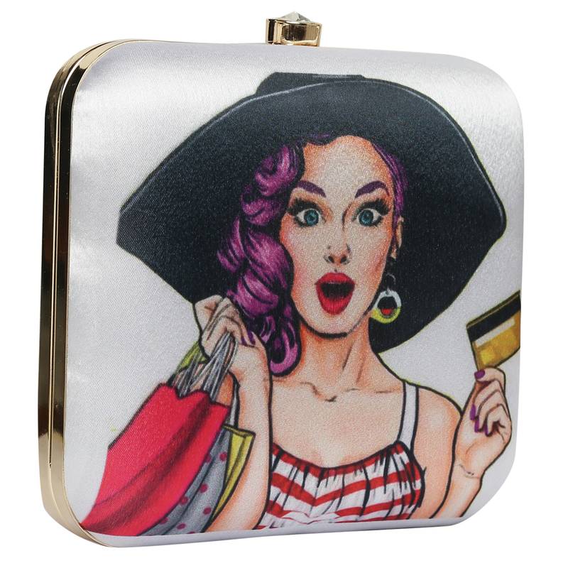 Worthy Enterprises Printed Clutch for Womens & Girls