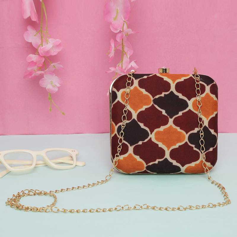 Worthy Enterprises Printed Clutch for Womens & Girls