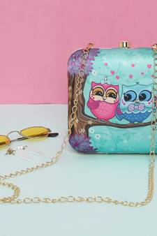 Worthy Enterprises Printed Clutch for Womens & Girls