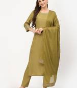 Mehendi zari viscose salwar