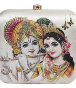 Worthy Enterprises Lord Krishna Printed Clutch for Womens & Girls