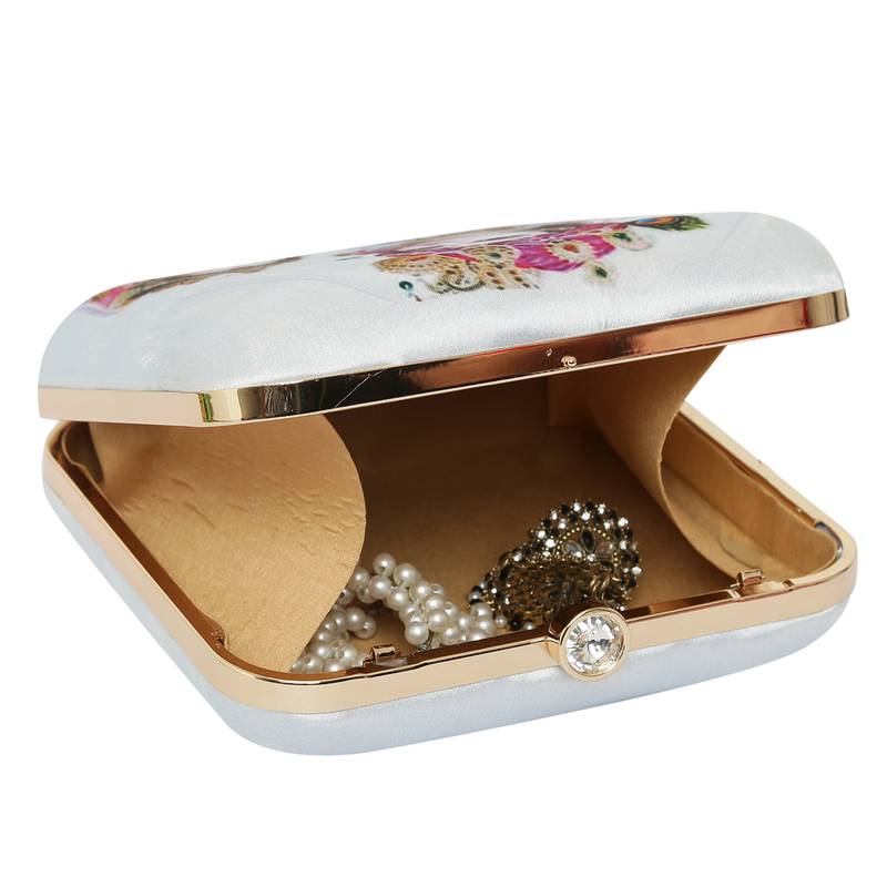 Worthy Enterprises Lord Krishna Printed Clutch for Womens & Girls