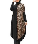 JSDC Casual Wear Half Animal Printed Tunic Top Dress (Without Dupatta)