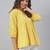 Yellow printed cotton cotton-tops