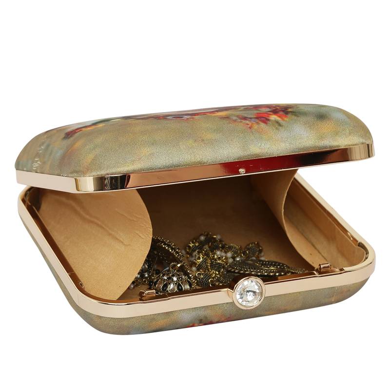 Worthy Enterprises Lord Ganesha Printed Clutch for Womens & Girls