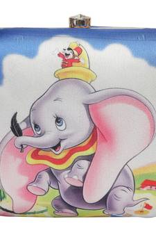 Worthyy Enterprises Baby elephant Printed Party Synthetic Clutches