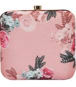 Worthyy Enterprises Print Clutch with Detachable Sling Bag (Multicolour)