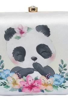 Worthy Enterprises Baby Panda Printed Clutch for Womens & Girls