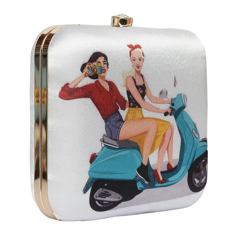 Worthy Enterprises Printed Clutch for Womens & Girls