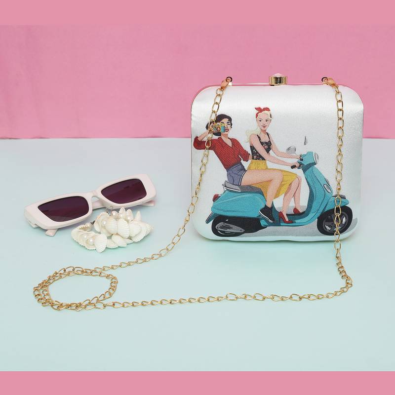 Worthy Enterprises Printed Clutch for Womens & Girls