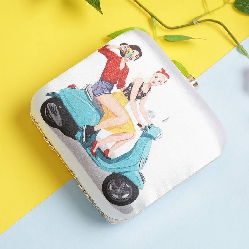 Worthy Enterprises Printed Clutch for Womens & Girls