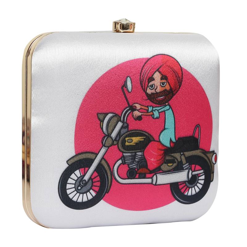 Worthy Enterprises Printed Clutch for Womens & Girls