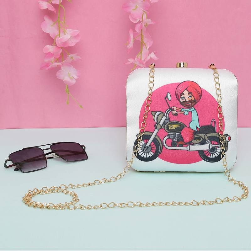 Worthy Enterprises Printed Clutch for Womens & Girls