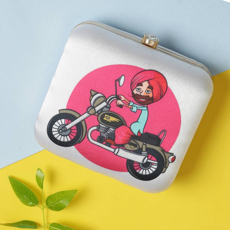 Worthy Enterprises Printed Clutch for Womens & Girls