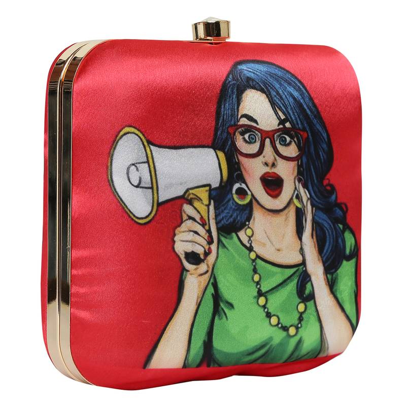 Worthy Enterprises Design Printed Clutch for Womens & Girls