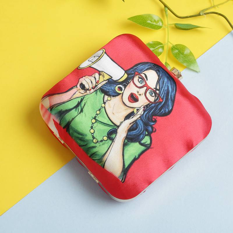 Worthy Enterprises Design Printed Clutch for Womens & Girls