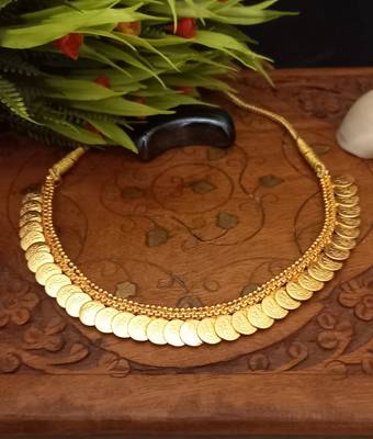 Alloy Temple Jewellery Necklace Set 2
