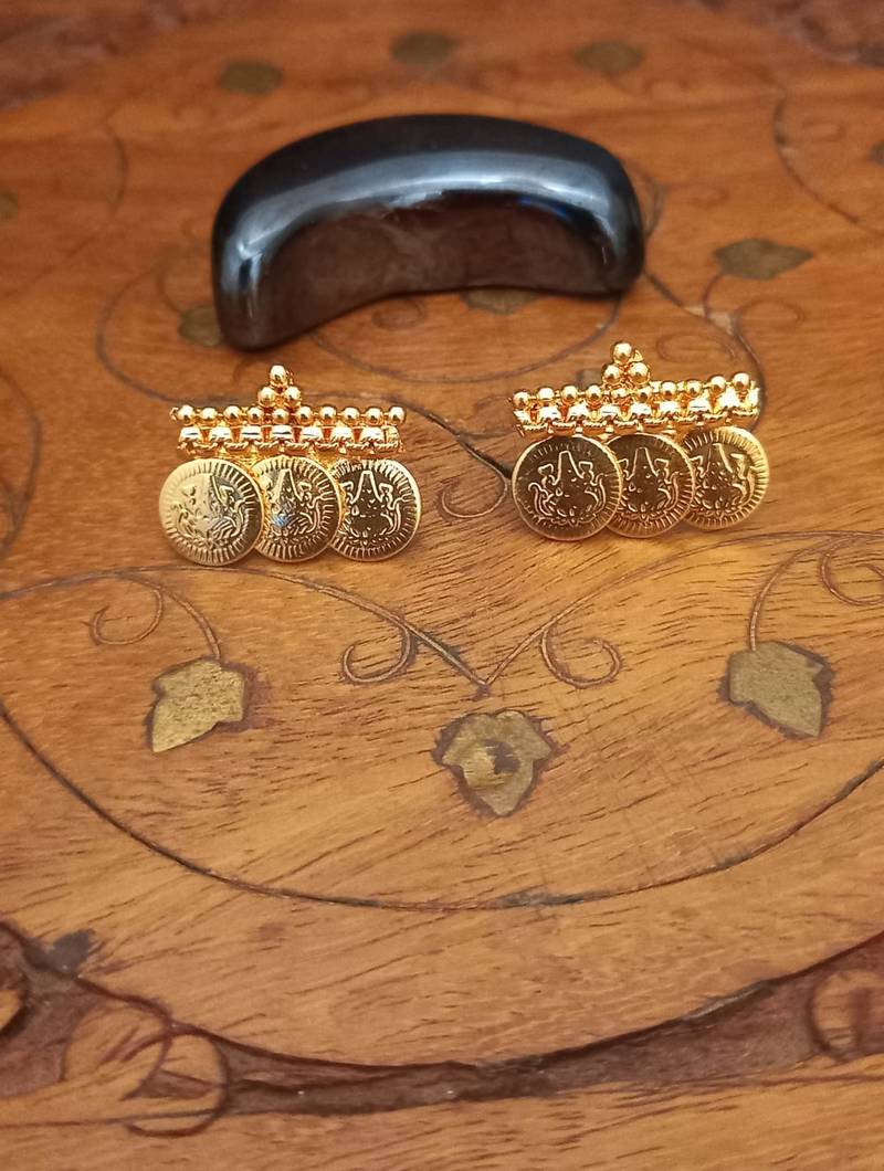 Alloy Temple Jewellery Necklace Set