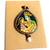 blue tanjore art radha krishna chavi pendant
