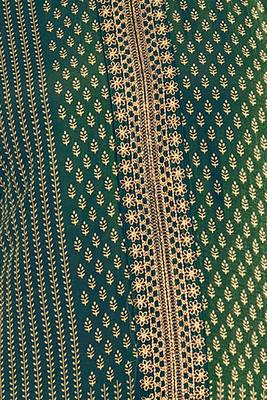 Champ pure russian silk green printed salwar suit 4