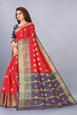 Kalamkari jacquard zari work banarasi saree 3