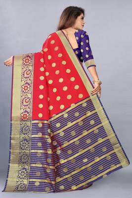Kalamkari jacquard zari work banarasi saree 4