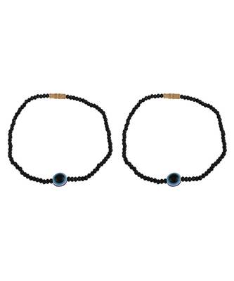 Metallic Gold Ghungru Studded Statement Anklets for Girls and Women 1