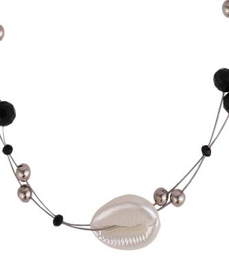 Gold Plated Structured Stone Studded Statement Anklets for Girls and Women 1