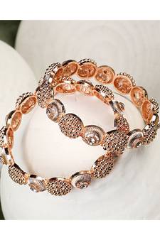 Statement design Enameled Stone studded Ethnic Bangles for Girls and Women