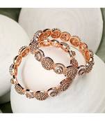 Statement design Enameled Stone studded Ethnic Bangles for Girls and Women