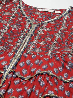 Maroon gotta patti cotton salwar 4