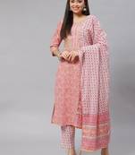 Pink gotta patti cotton salwar