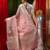HOUSE OF BEGUMs Pure Organza Pech With Meena Work with Blouse Piece