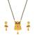 Stylish Square Design Jewellery Mangalsutra With Earring for Women