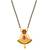 Delicate Gold Plated Red Diamond Mangalsutra For Women
