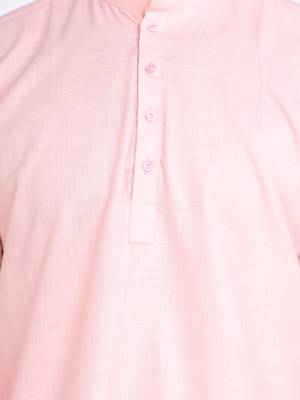 Mag Men's Pink Casual Cotton Blend Short kurta for men 6
