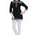 Blissful Black Women Embroidered Boho Chic Tunic Top