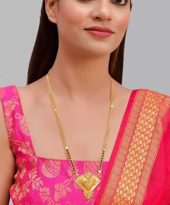 Gold plated jahnvi Thalipeeth Mangalsutra 1